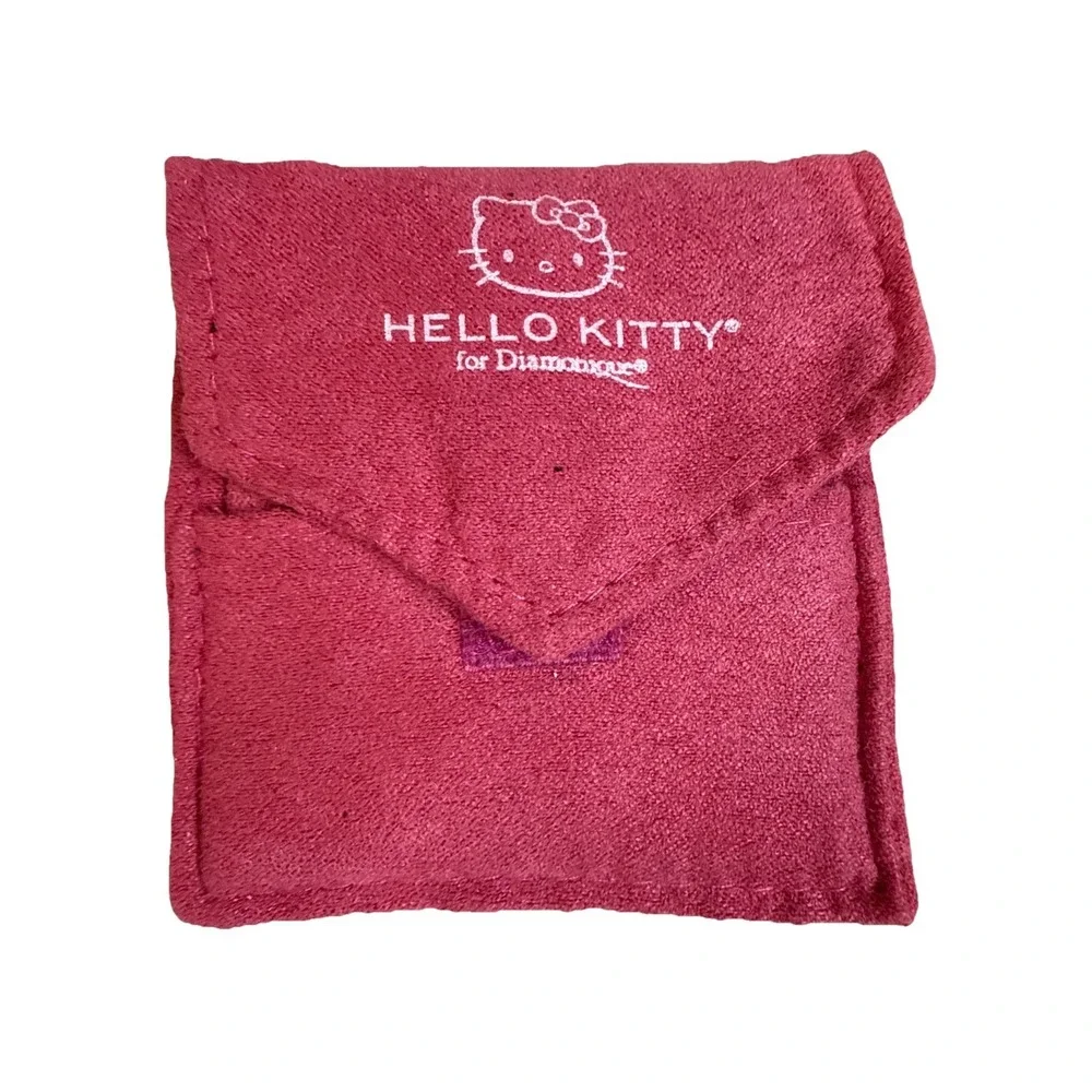 Hello Kitty for Diamonique Pink Pouch Insert Lot Vintage Jewelry Storage Case